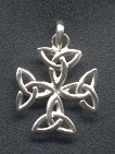 Croce celtica con triquetra